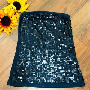  Mandee Sequin Tube Top S